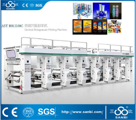 中国 ASY - C800-1000 プラスチック フィルムのグラビア印刷の印刷機械類の手動記録 サプライヤー