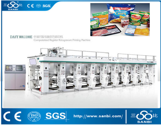 中国 120m/最低のグラビア印刷によってコンピュータ化される印字機電気方法 サプライヤー