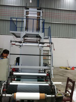 中国 回転式膨らんだフィルム装置 LDPE/HDPE のフィルムの吹く機械は死にます サプライヤー