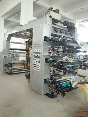 中国 油圧ローラーが付いている自動 6 色のフレキソ印刷の印字機 サプライヤー