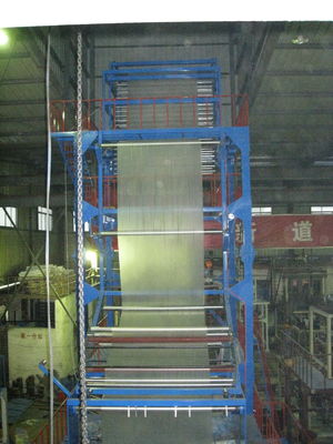 中国 薄板にされたフィルムのための二重層 Co の放出 LDPE の PE のフィルムの吹く機械 サプライヤー